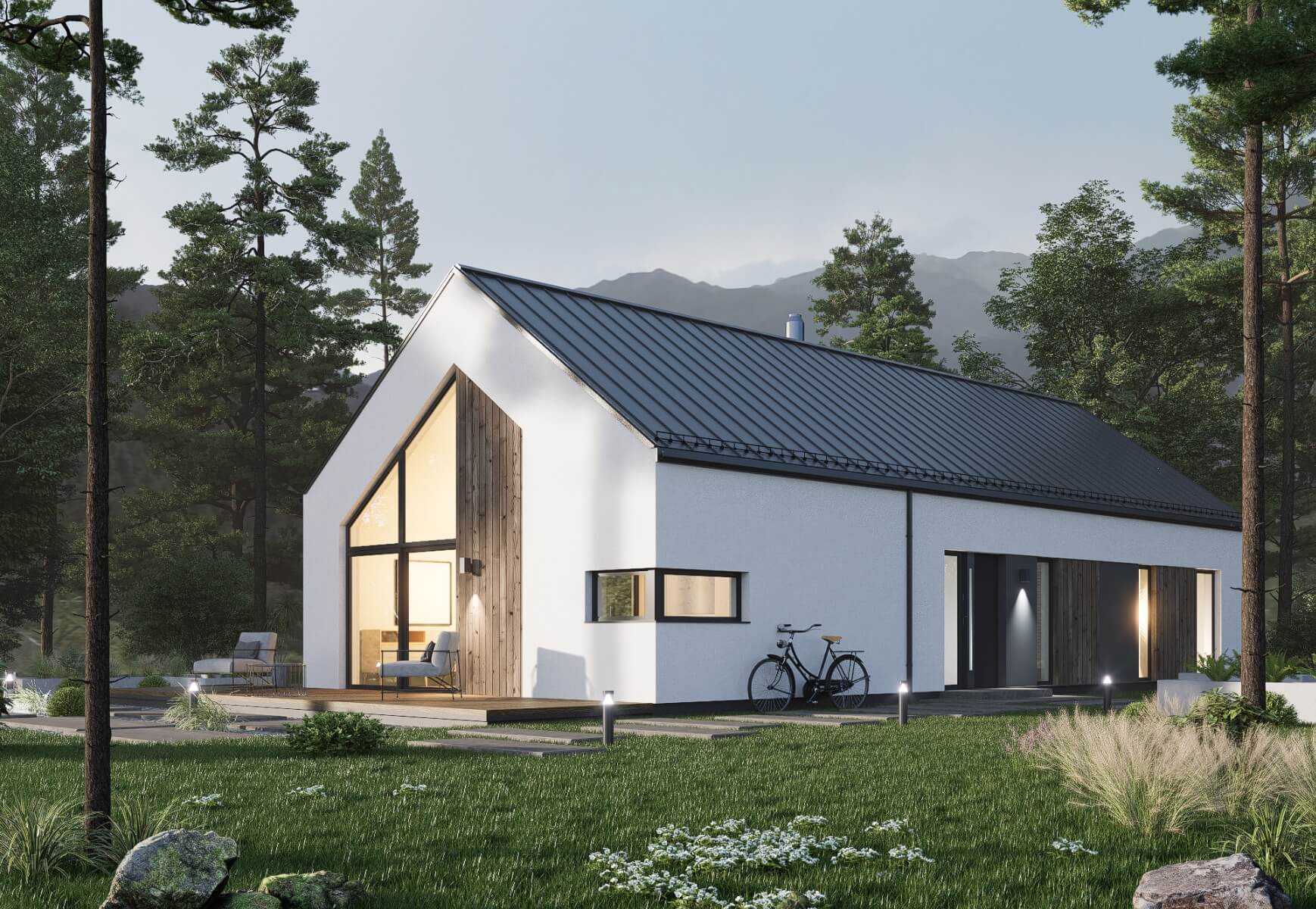 Dom keramzytowy Atrakcyjna Stodoła wariant 2